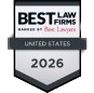 New Best Law Firms Badge - 2026